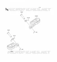 REPOSE PIED pour Kawasaki KX125 1992