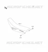 SELLE pour Kawasaki KX125 1992
