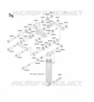 SUSPENSION pour Kawasaki KX125 1992