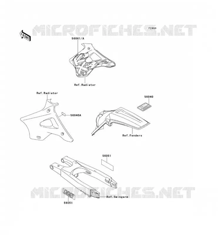LABEL Kawasaki TOUT-TERRAIN 125 1995 KX125  KX125-K2