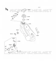 RESERVOIR CARBURANT pour Kawasaki KX125 1996