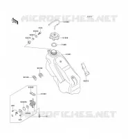 RESERVOIR CARBURANT pour Kawasaki KX125 1998