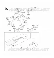&Eacute;CHAPPEMENT pour Kawasaki KX125 1999
