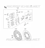 FREIN AVANT pour Kawasaki KX125 1999