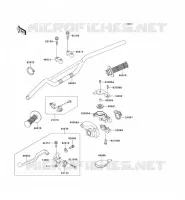 GUIDON pour Kawasaki KX125 1999