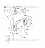 RADIATEUR pour Kawasaki KX125 1999