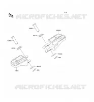 REPOSE PIED pour Kawasaki KX125 1999