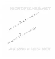 CABLES pour Kawasaki KX125 2001