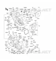 CARTER MOTEUR(S) pour Kawasaki KX125 2001