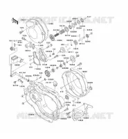 COUVERCLES MOTEUR pour Kawasaki KX125 2001