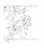RADIATEUR pour Kawasaki KX125 2001