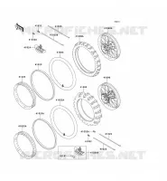 ROUE/PNEUS pour Kawasaki KX125 2001