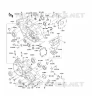CARTER MOTEUR(S) pour Kawasaki KX125 2002