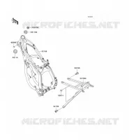 CH&Acirc;SSIS pour Kawasaki KX125 2002