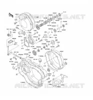 COUVERCLES MOTEUR pour Kawasaki KX125 2002