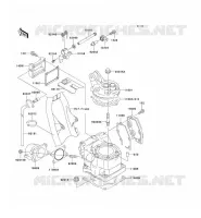CULASSE/CYLINDRE pour Kawasaki KX125 2002