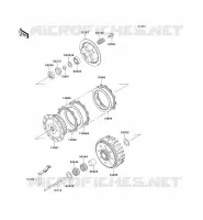 EMBRAYAGE pour Kawasaki KX125 2002