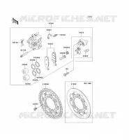 FREIN AVANT pour Kawasaki KX125 2002