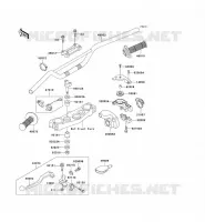 GUIDON pour Kawasaki KX125 2002