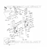 RADIATEUR pour Kawasaki KX125 2002