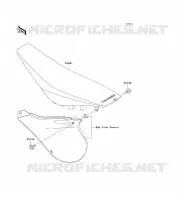 SELLE pour Kawasaki KX125 2002