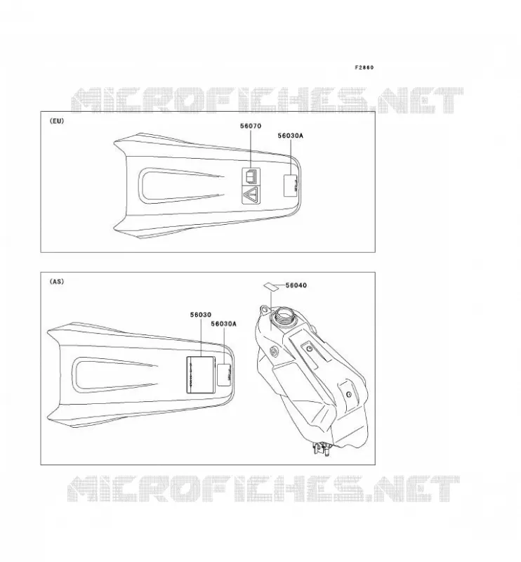 LABEL Kawasaki TOUT-TERRAIN 125 2002 KX125  KX125-L4
