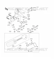 &Eacute;CHAPPEMENT pour Kawasaki KX125 2002