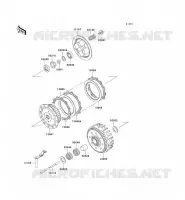 EMBRAYAGE pour Kawasaki KX125 2002