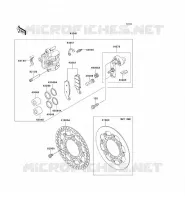 FREIN AVANT pour Kawasaki KX125 2002