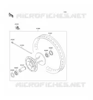 PIECE EN OPTION pour Kawasaki KX125 2002