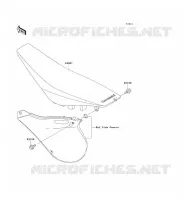 SELLE pour Kawasaki KX125 2002