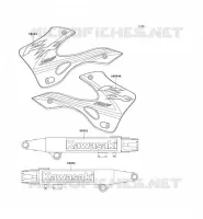 STICKER pour Kawasaki KX125 2002