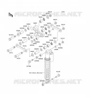 SUSPENSION pour Kawasaki KX125 2002