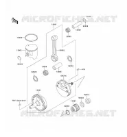VILEBREQUIN/PISTON pour Kawasaki KX125 2002