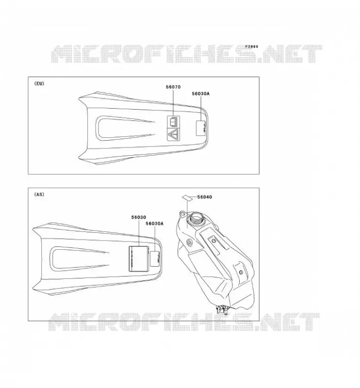 LABEL Kawasaki TOUT-TERRAIN 125 2002 KX125  KX125-L4