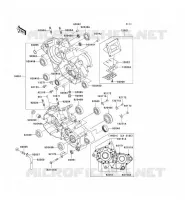 CARTER MOTEUR(S) pour Kawasaki KX125 2006