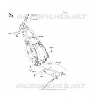CH&Acirc;SSIS pour Kawasaki KX125 2006