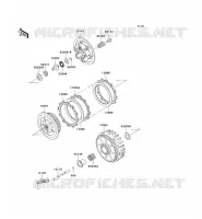 EMBRAYAGE pour Kawasaki KX125 2006