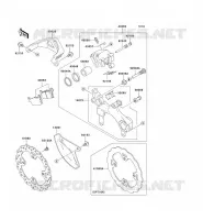 FREIN ARRIERE pour Kawasaki KX125 2006