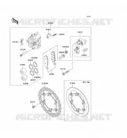 FREIN AVANT pour Kawasaki KX125 2006