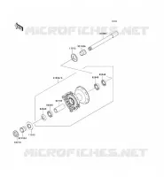 MOYEU AVANT pour Kawasaki KX125 2006
