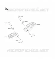REPOSE PIED pour Kawasaki KX125 2006