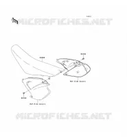 SELLE pour Kawasaki KX125 2006
