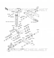 SUSPENSION ARRI&Egrave;RE pour Kawasaki KX125 2006