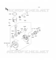 VILEBREQUIN/PISTON pour Kawasaki KX125 2006
