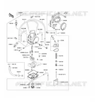 CARBURATEUR pour Kawasaki KX125 2007