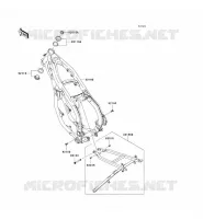 CH&Acirc;SSIS pour Kawasaki KX125 2007