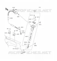 MAITRE CYLINDRE ARRI&Egrave;RE pour Kawasaki KX125 2007
