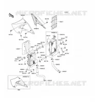 RADIATEUR pour Kawasaki KX125 2007