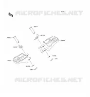 REPOSE PIED pour Kawasaki KX125 2007